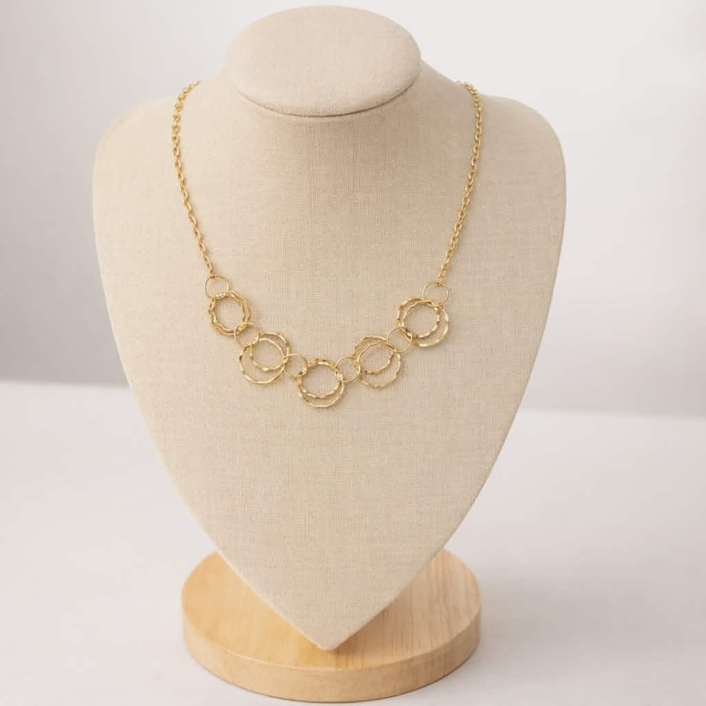 Aurora Circle Link Necklace